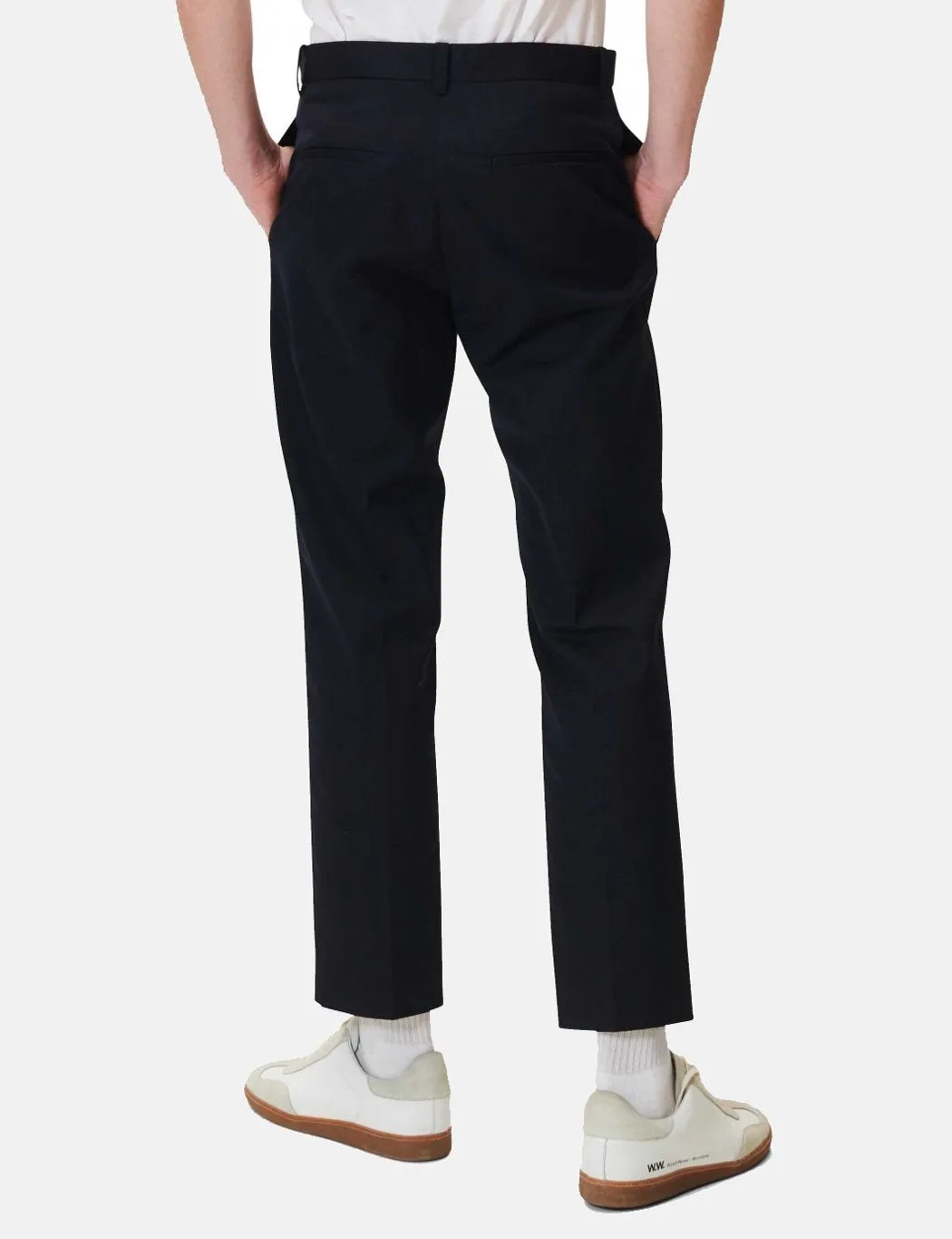 Wood Wood Tristan Trousers - Dark Navy Blue