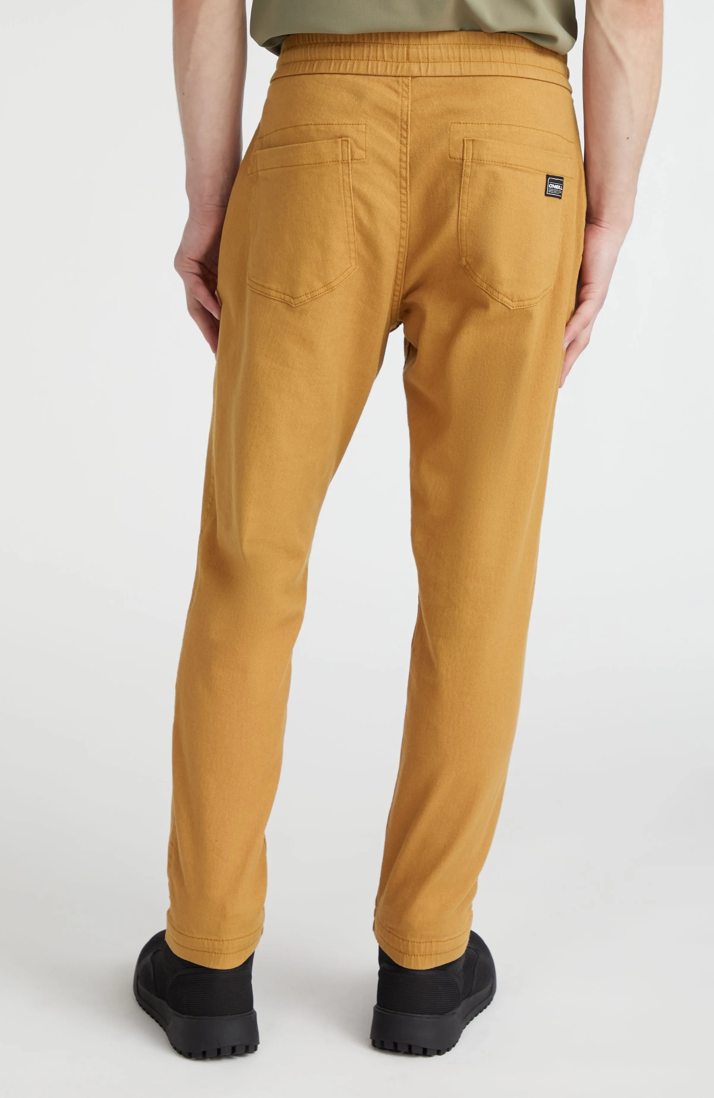 Woven Chino Joggers | Rich Caramel