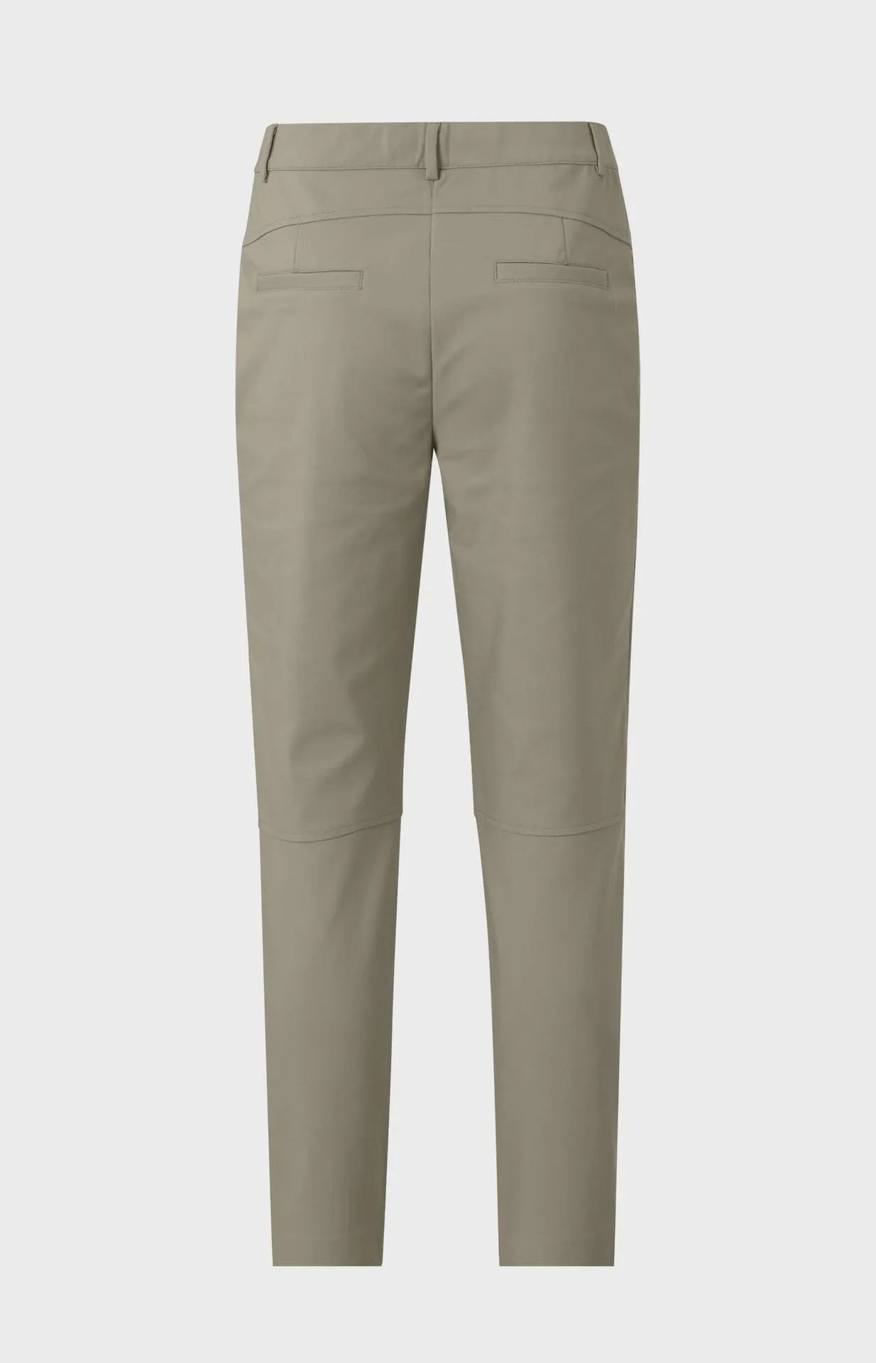 Yaya Slim Fit Trousers Winter Twig Beige